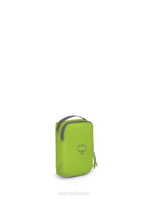 üniseks limon yeşili Osprey ultra hafif ambalaj küpü küçük seyahat aksesuarları 20VZ654