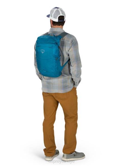 üniseks sahil mavisi Osprey ultra hafif kuru malzeme paketi dış mekan acc 20VZ679