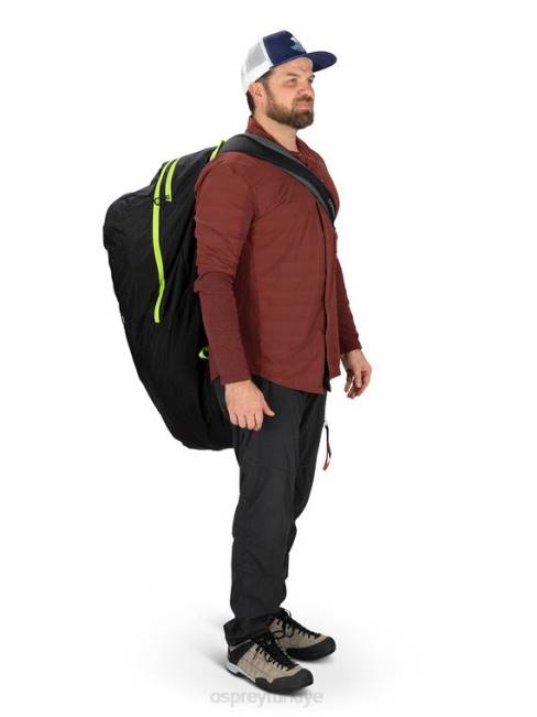 üniseks siyah Osprey Airporter küçük seyahat aksesuarları 20VZ725