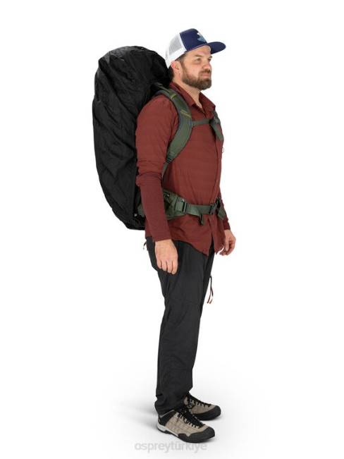 üniseks siyah Osprey aircover orta seyahat aksesuarları 20VZ728