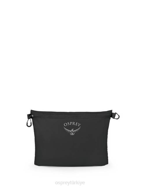 üniseks siyah Osprey ultra hafif fermuarlı çuval büyük seyahat aksesuarları 20VZ708