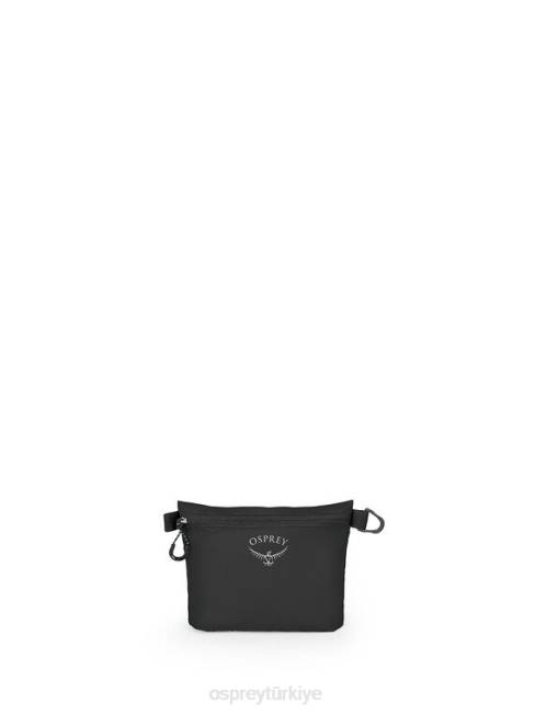 üniseks siyah Osprey ultra hafif fermuarlı çuval küçük seyahat aksesuarları 20VZ704