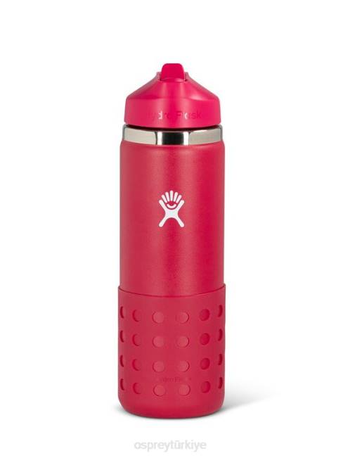 çocuklar balığı kırmızı Osprey hidrofor | şişe-20 oz markalı ürünler 20VZ496