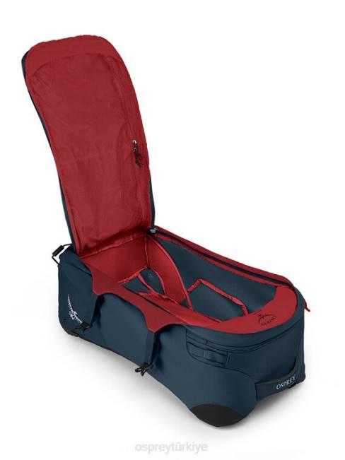 erkekler sessiz uzay mavisi Osprey farpoint tekerlekli seyahat paketi 65l/27,5