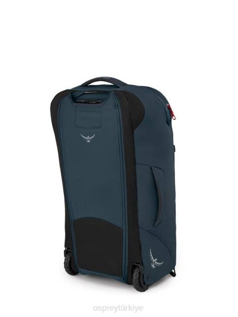 erkekler sessiz uzay mavisi Osprey farpoint tekerlekli seyahat paketi 65l/27,5
