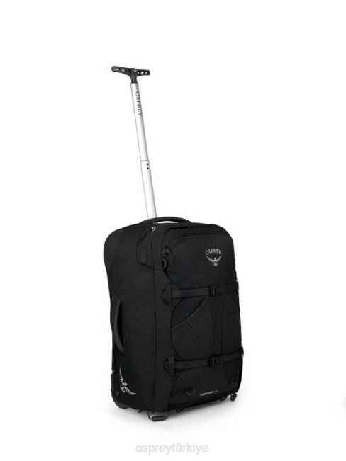 erkekler siyah Osprey farpoint tekerlekli seyahat çantası 36l/21,5" tekerlekler | seyahat çantası çantası 20VZ544