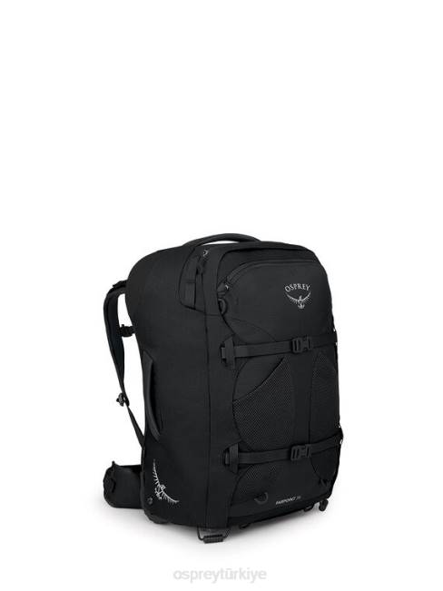 erkekler siyah Osprey farpoint tekerlekli seyahat çantası 36l/21,5