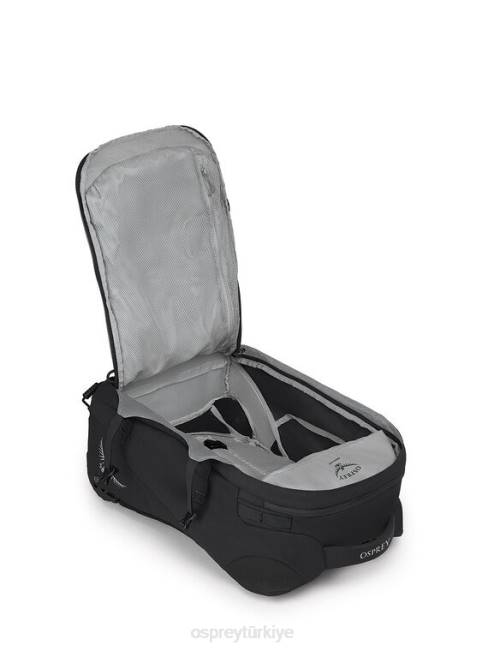 erkekler siyah Osprey farpoint tekerlekli seyahat çantası 36l/21,5