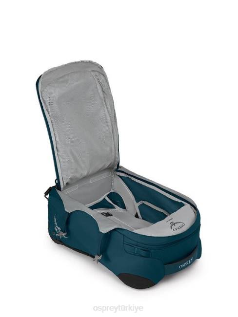 kadınlar gece orman mavisi Osprey fairview tekerlekli seyahat paketi el bagajı 36l/21,5