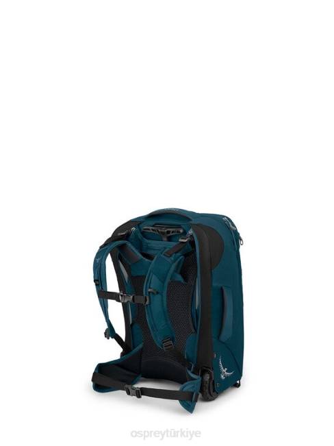 kadınlar gece orman mavisi Osprey fairview tekerlekli seyahat paketi el bagajı 36l/21,5