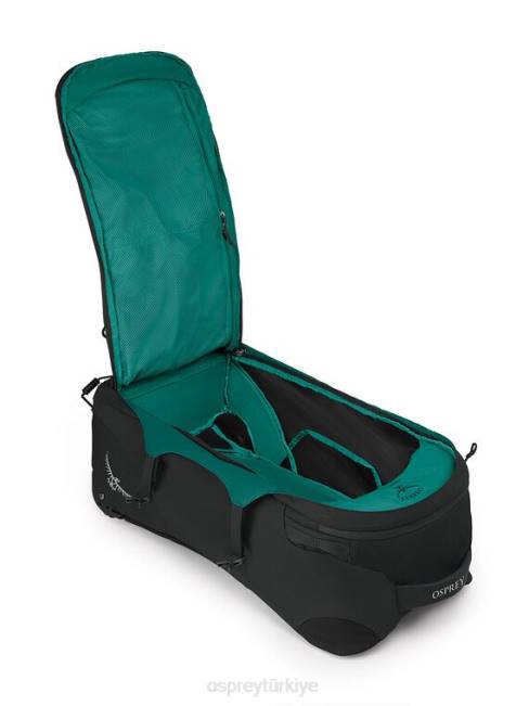 kadınlar siyah Osprey fairview tekerlekli seyahat paketi 65l/27,5