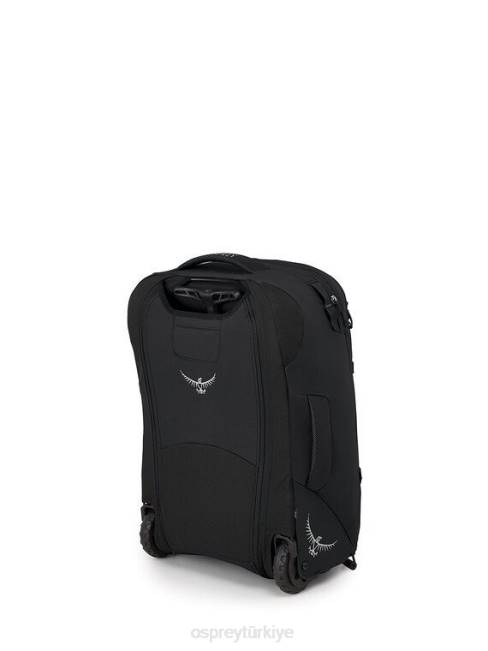 kadınlar siyah Osprey fairview tekerlekli seyahat paketi el bagajı 36l/21,5