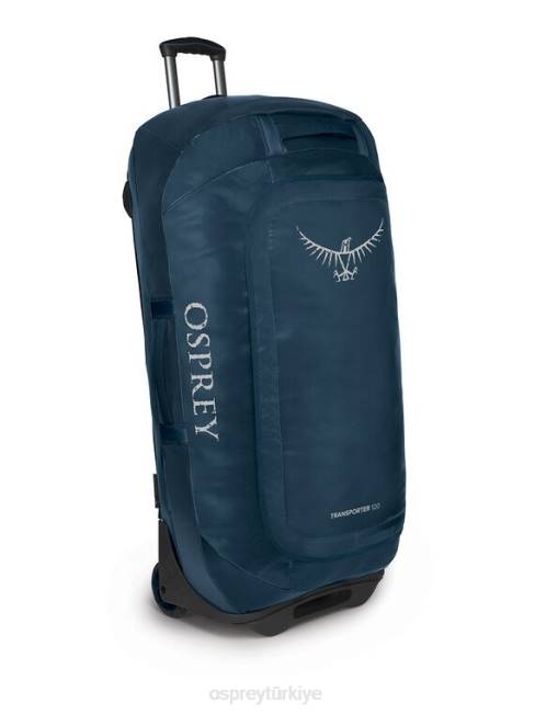 üniseks Venturi mavisi Osprey taşıyıcı tekerlekli spor çantası 120 seyahat tekerleği | dişli taşıyıcı 20VZ625
