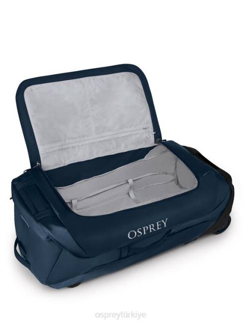 üniseks Venturi mavisi Osprey taşıyıcı tekerlekli spor çantası 120 seyahat tekerleği | dişli taşıyıcı 20VZ625