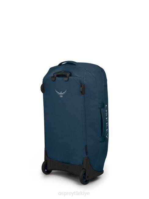 üniseks Venturi mavisi Osprey taşıyıcı tekerlekli spor çantası 90 seyahat tekerlekleri | dişli taşıyıcı 20VZ622