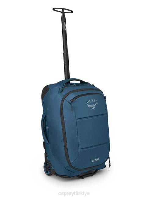 üniseks kıyı mavisi Osprey ozon 2 tekerlekli taşıma çantası 40l/21,5" tekerlekler | ultra hafif seyahat 20VZ533