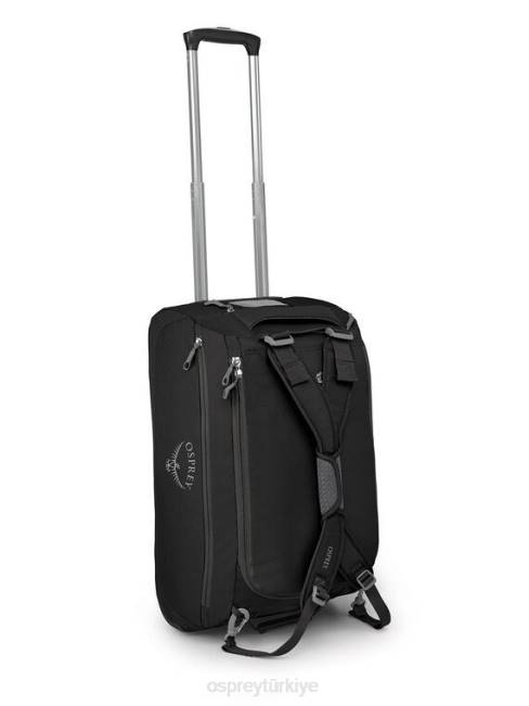 üniseks siyah Osprey daylite el bagajı tekerlekli spor çantası 40 seyahat 20VZ540