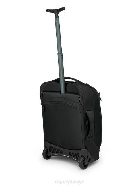 üniseks siyah Osprey ozon 2 tekerlekli taşıma çantası 40l/21,5