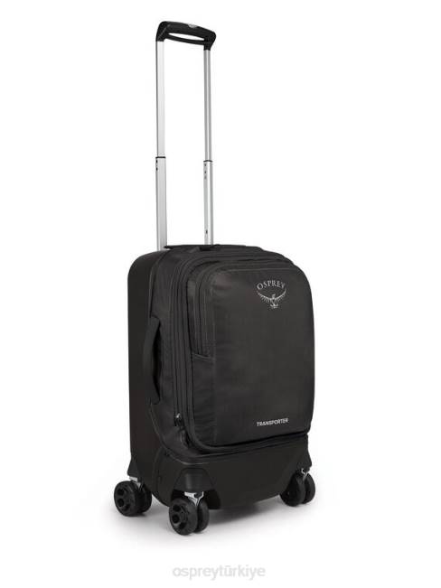 üniseks siyah Osprey taşıyıcı 4 tekerlekli hibrit kabin 36+5 l/22" seyahat 20VZ542