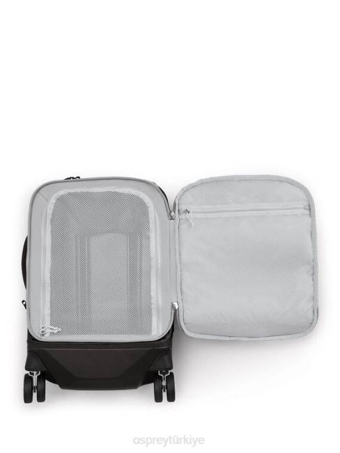 üniseks siyah Osprey taşıyıcı 4 tekerlekli hibrit kabin 36+5 l/22