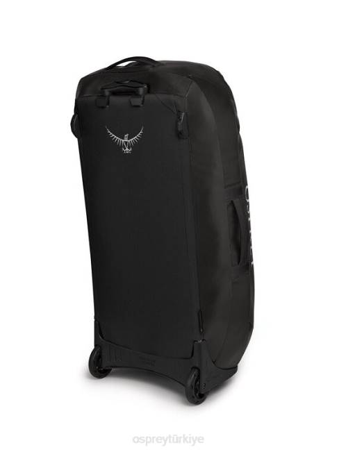 üniseks siyah Osprey taşıyıcı tekerlekli spor çantası 120 seyahat tekerleği | dişli taşıyıcı 20VZ626