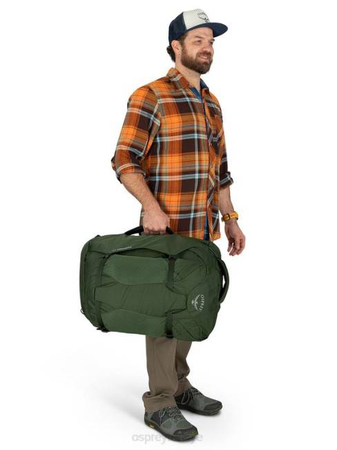 erkekler sincap yeşili Osprey farpoint 55 seyahat paketi seyahat paketi 20VZ514