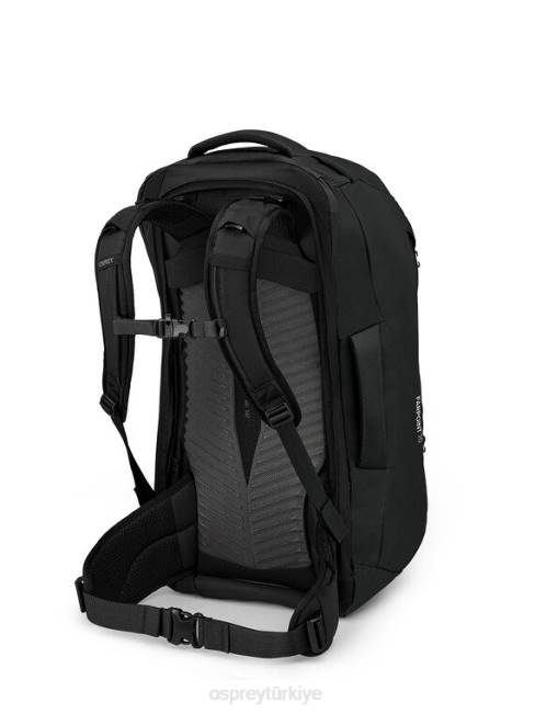 erkekler siyah Osprey farpoint 70 seyahat paketi seyahat paketi 20VZ520
