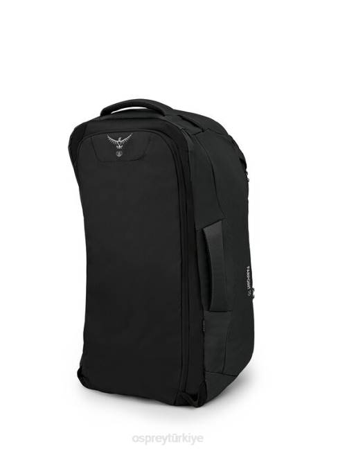 erkekler siyah Osprey farpoint 70 seyahat paketi seyahat paketi 20VZ520