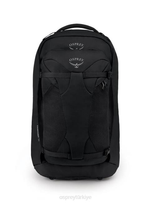 erkekler siyah Osprey farpoint 70 seyahat paketi seyahat paketi 20VZ520