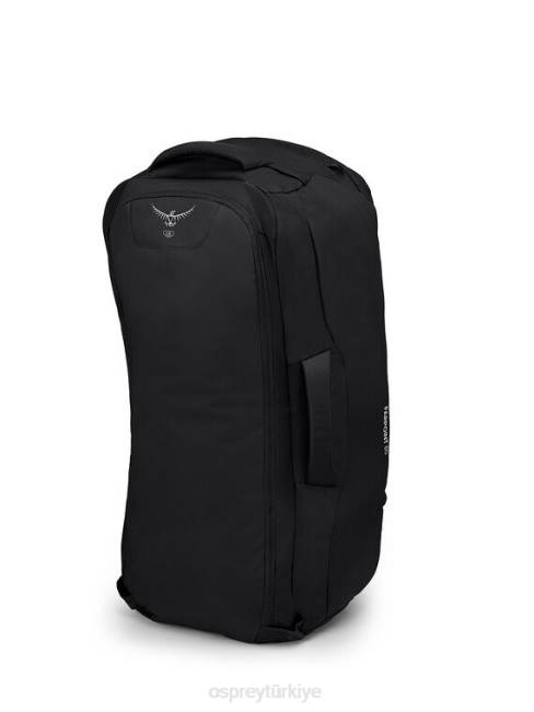 erkekler siyah Osprey farpoint 80 seyahat paketi seyahat paketi 20VZ521