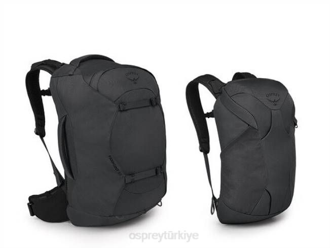 erkekler tünel görüşü gri Osprey farpoint 55 seyahat paketi seyahat paketi 20VZ515