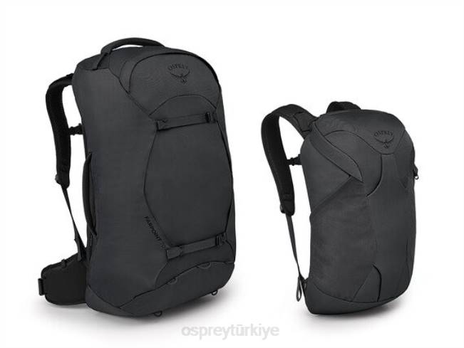 erkekler tünel görüşü gri Osprey farpoint 70 seyahat paketi seyahat paketi 20VZ518