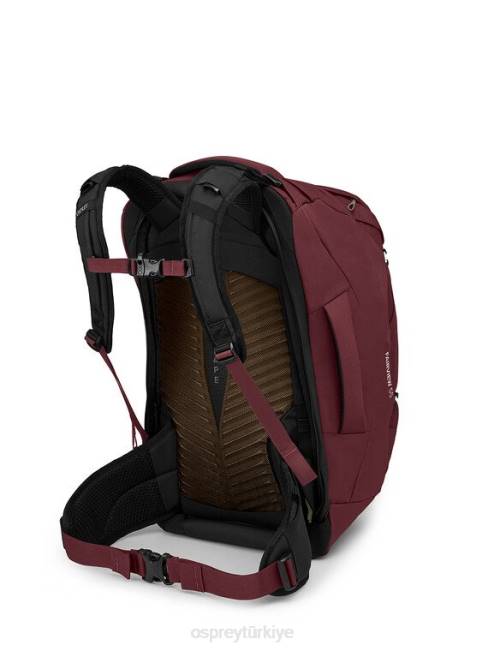 kadınlar zirkon kırmızısı Osprey fairview 55 seyahat paketi seyahat paketi 20VZ508