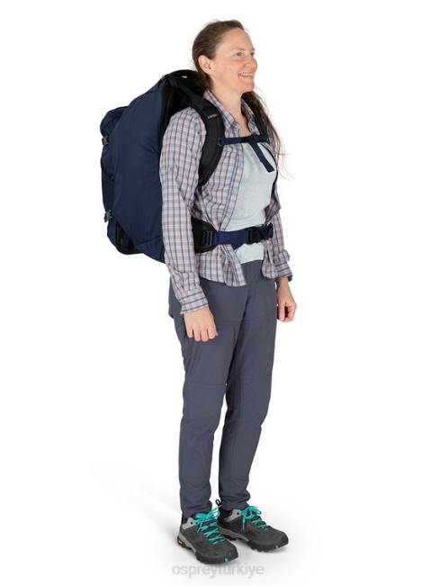 kadınlar zirkon kırmızısı Osprey fairview 55 seyahat paketi seyahat paketi 20VZ508