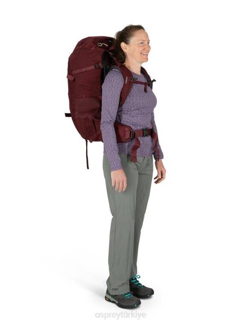 kadınlar zirkon kırmızısı Osprey fairview trek 50 seyahat | doğa yürüyüşü 20VZ500