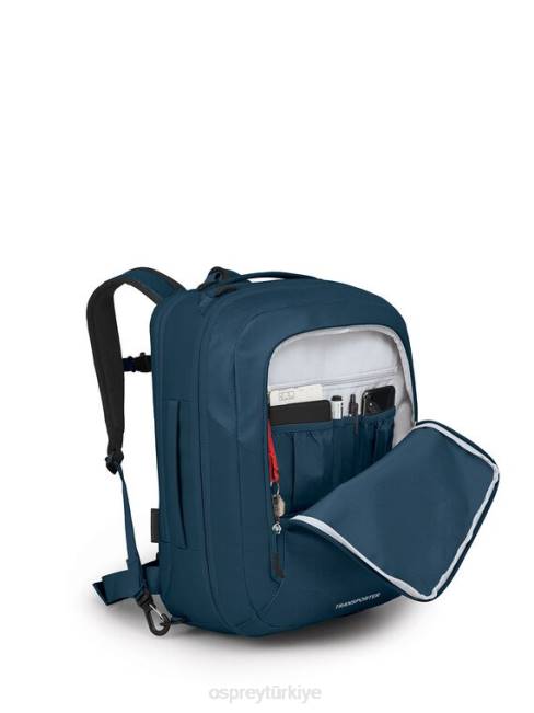 üniseks Venturi mavisi Osprey Transporter global taşıma çantası 20VZ575