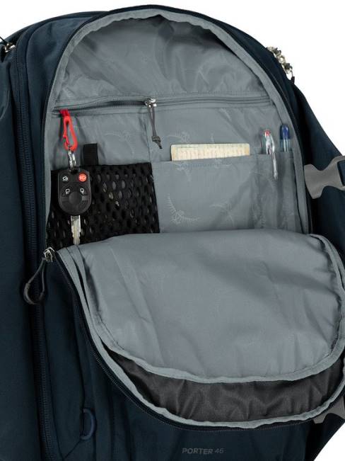 üniseks saman yeşili Osprey porter seyahat paketi 46 seyahat 20VZ565