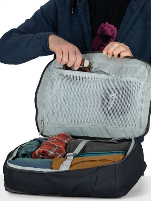 üniseks siyah Osprey daylite genişletilebilir seyahat paketi 26+6 seyahat 20VZ584