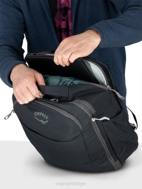 üniseks siyah Osprey daylite genişletilebilir seyahat paketi 26+6 seyahat 20VZ584