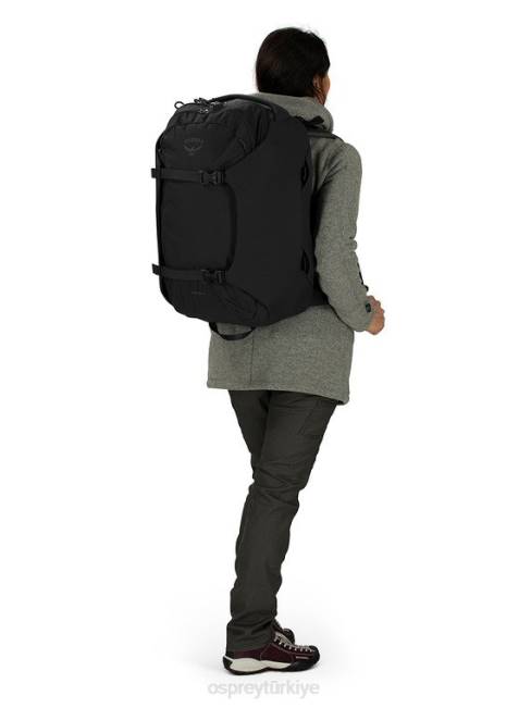 üniseks siyah Osprey porter seyahat paketi 46 seyahat 20VZ567