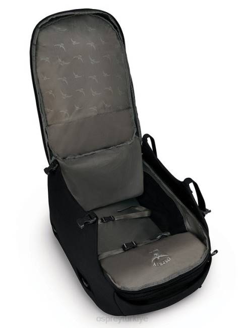 üniseks siyah Osprey porter seyahat paketi 65 seyahat 20VZ527