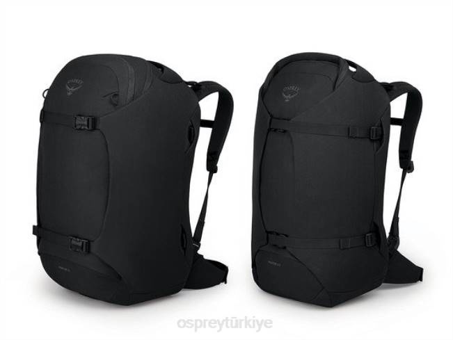 üniseks siyah Osprey porter seyahat paketi 65 seyahat 20VZ527