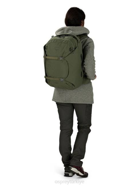 üniseks siyah Osprey porter seyahat paketi el bagajı 30 seyahat 20VZ549
