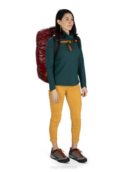 üniseks Venturi mavisi Osprey taşıyıcı spor çantası 65 sefer spor çantası 20VZ593