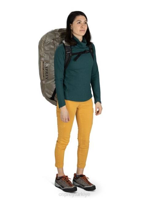 üniseks Venturi mavisi Osprey taşıyıcı spor çantası 95 sefer spor çantası 20VZ598