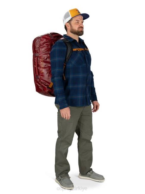 üniseks kamuflaj çizgileri baskısı Osprey taşıyıcı spor çantası 65 sefer spor çantası 20VZ595