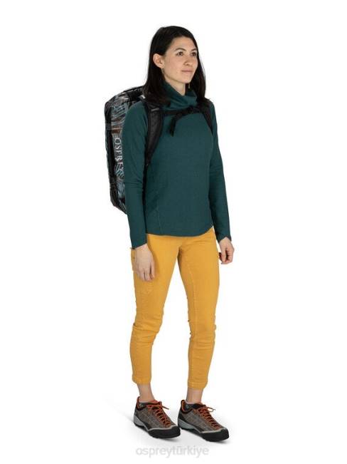 üniseks turuncu şafak Osprey taşıyıcı spor çantası 40 sefer spor çantası 20VZ571