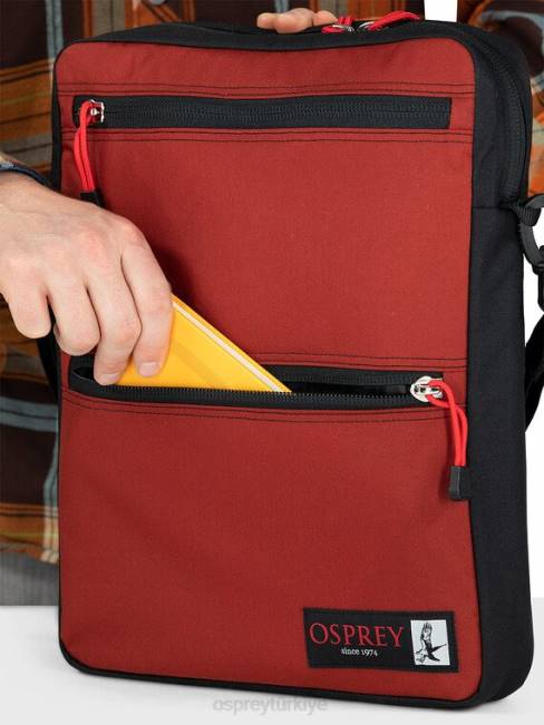 üniseks bazan kırmızısı Osprey miras musette 13 yaşam tarzı 20VZ634