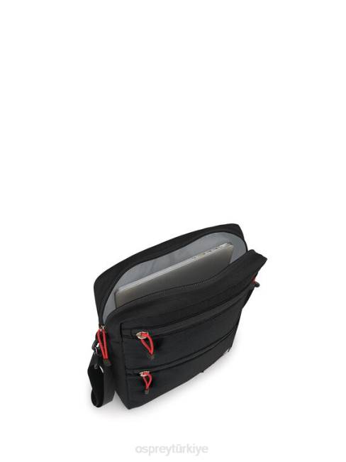 üniseks siyah Osprey miras musette 13 yaşam tarzı 20VZ636