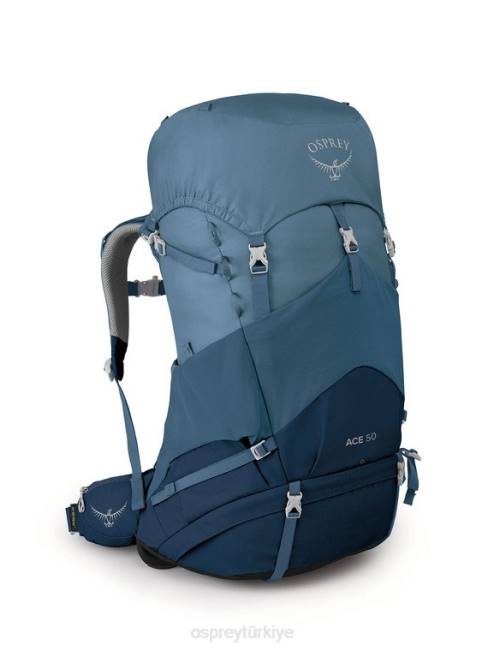 çocuklar mavi tepeler Osprey ace 50 sırt çantasıyla seyahat (8-14 yaş) 20VZ485